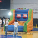надувной баскетбол, аттракцион баскетбол, игры для команд в аренду